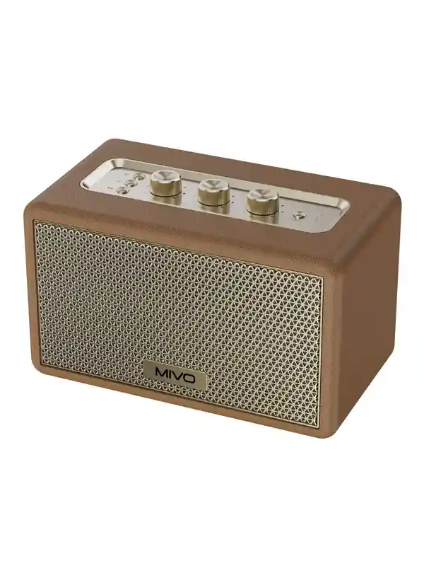 Портативная Bluetooth колонка Mivo M45 More Top Front Three Quarter Brown