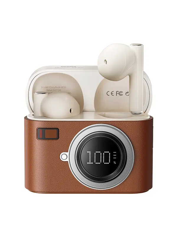 Беспроводные наушники REMAX CozyBuds W33 Retro Brown