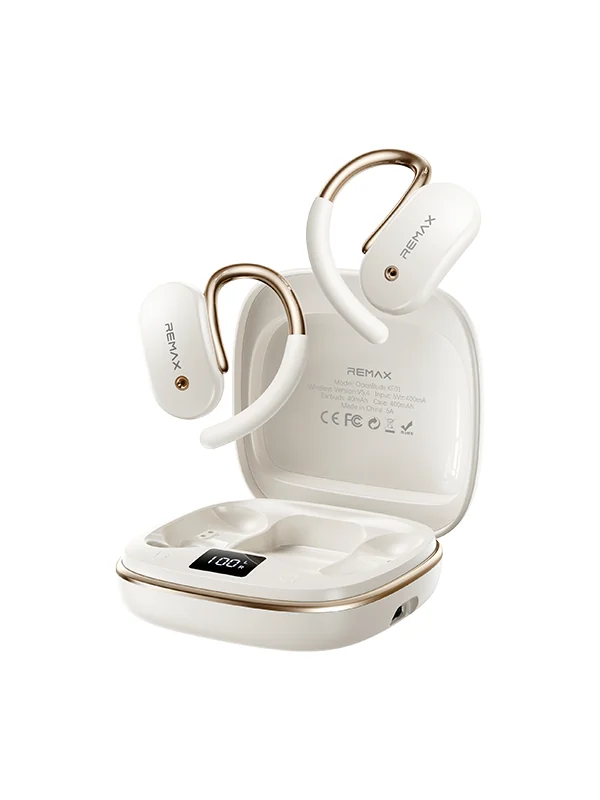 Беспроводные наушники REMAX OpenBuds KF01 Cloudy White
