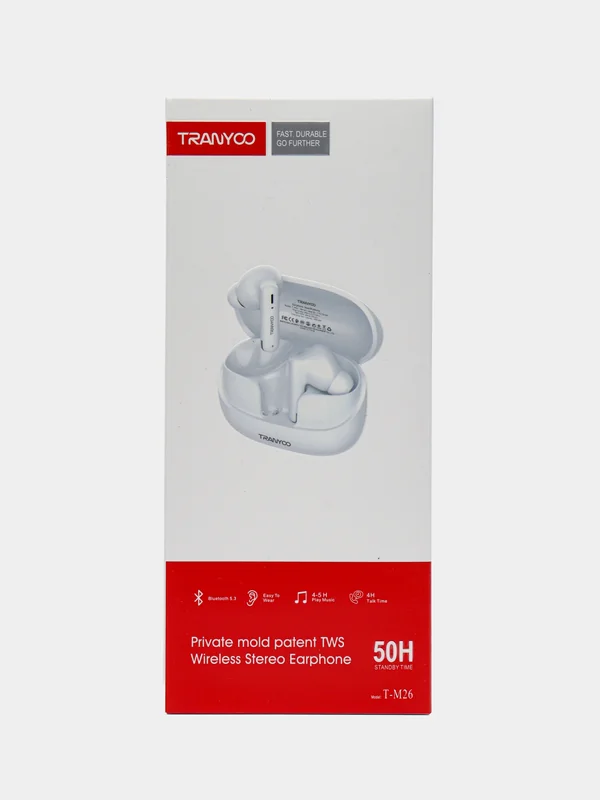 Беспроводные наушники TRANYOO T M26 TWS Box